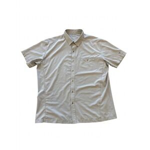 Kuhl Shirt Men Green SzXL Button-Up Hiking Fishing Travel Outdoor Pocket Stretch